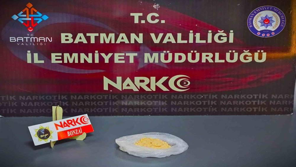 Batman&rsquo;da uyuşturucu operasyonunda 2 tutuklama
