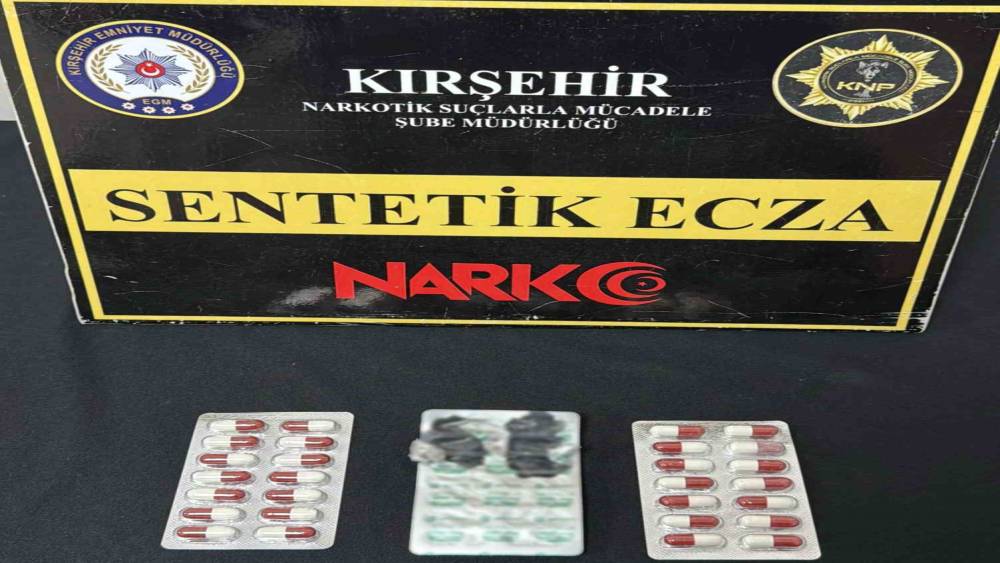 &Uuml;zerinden 36 adet uyuşturucu hap &ccedil;ıkan ş&uuml;pheli g&ouml;zaltına alındı
