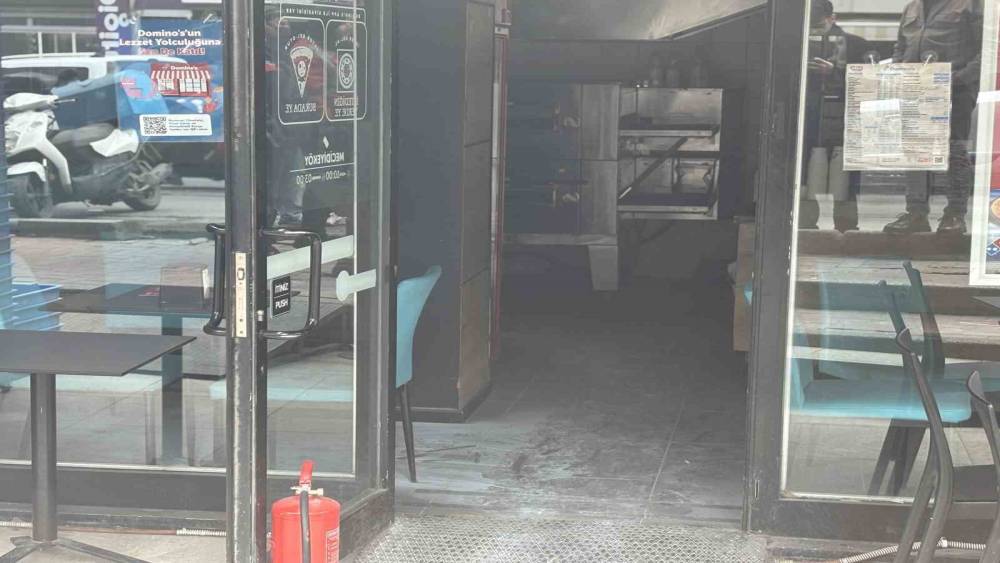 Şişli&rsquo;de pizzacıda korkutan yangın
