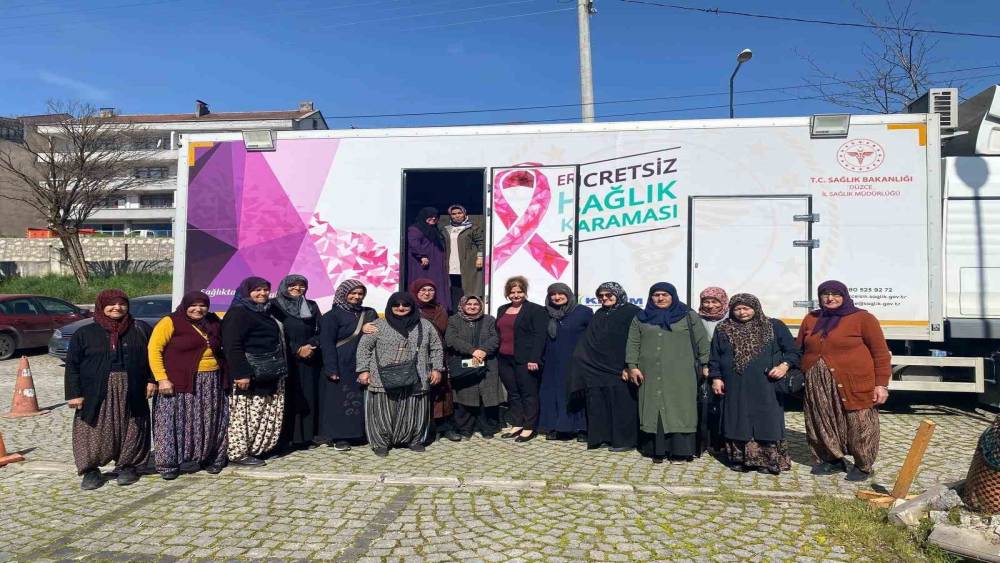 Yığılca&rsquo;da kanser taraması vatandaşın ayağına geldi
