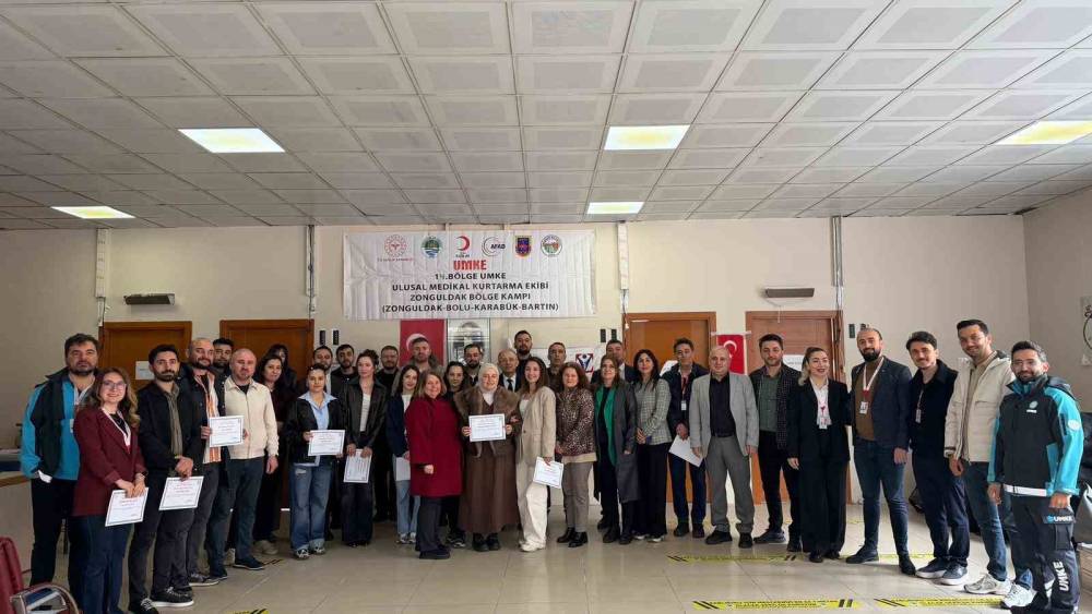 Zonguldak&rsquo;ta yeni UMKE g&ouml;n&uuml;ll&uuml;leri yetiştirildi
