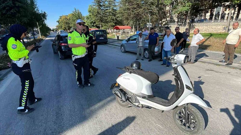 Karaman&rsquo;da motosiklet kazası: 1 yaralı
