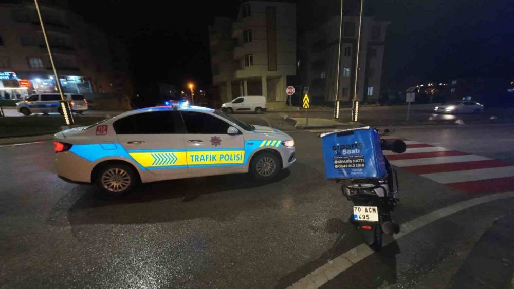 Karaman&rsquo;da motosiklet kazası: 1 yaralı
