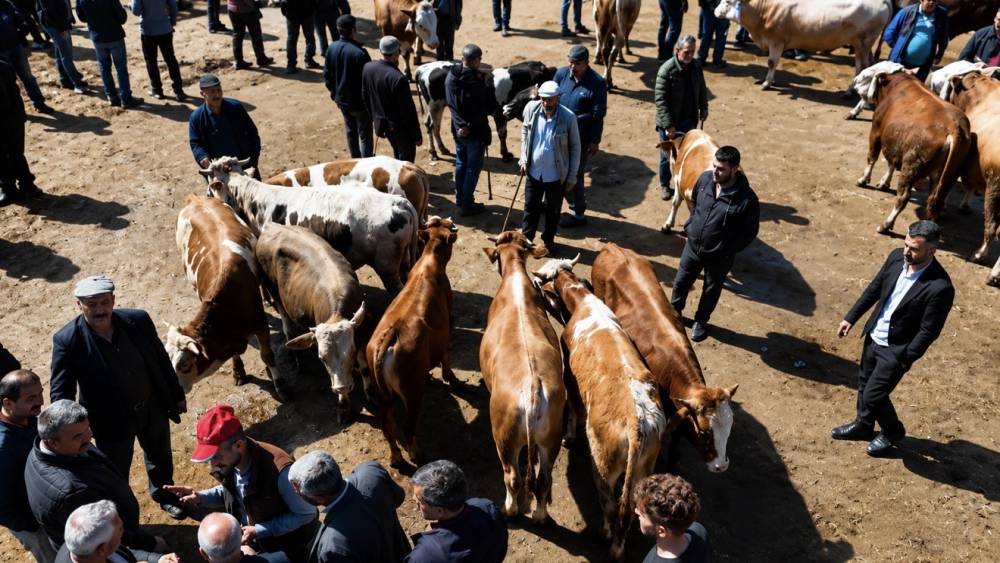 Ağrı&rsquo;da kurban pazarı hareketlendi, sevkiyatlar arttı
