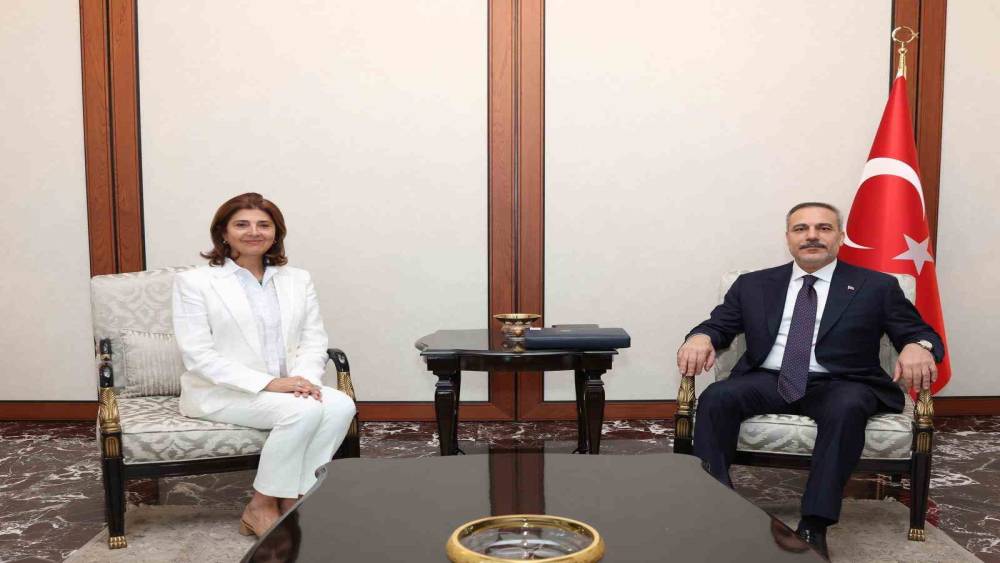 Bakan Fidan, BM Genel Sekreteri&rsquo;nin Kıbrıs konusunda Şahsi Temsilcisi Holguin ile g&ouml;r&uuml;şt&uuml;
