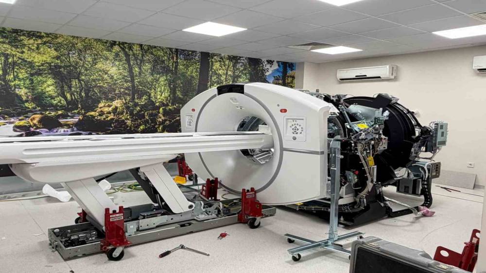 D&uuml;zce&rsquo;de 2 Milyon Dolarlık PET-CT yatırımında kurulum başladı

