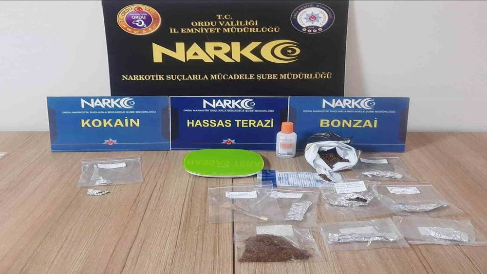Ordu&rsquo;da uyuşturucu operasyonlarında 5 tutuklama
