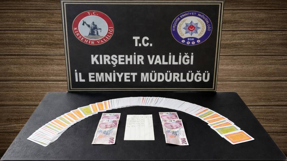 Kırşehir&rsquo;de kumar operasyonu
