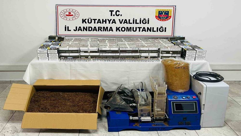 K&uuml;tahya&rsquo;da ka&ccedil;ak t&uuml;t&uuml;n operasyonu
