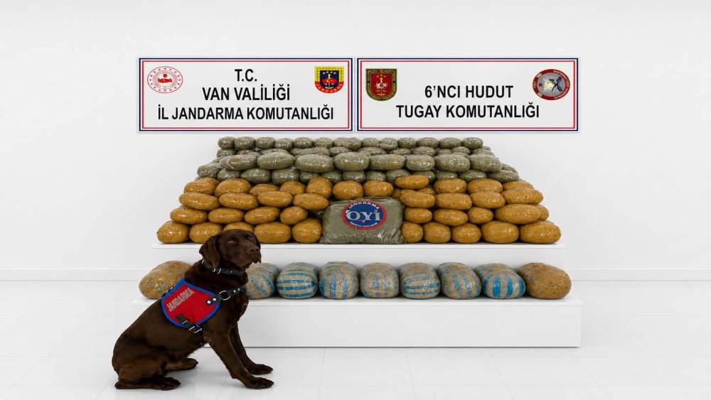 Van&rsquo;da 291 kilogram toz esrar ele ge&ccedil;irildi
