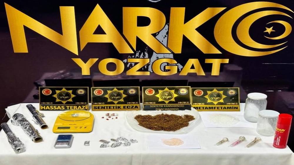 Yozgat&rsquo;taki uyuşturucu operasyonunda 1 kişi tutuklandı

