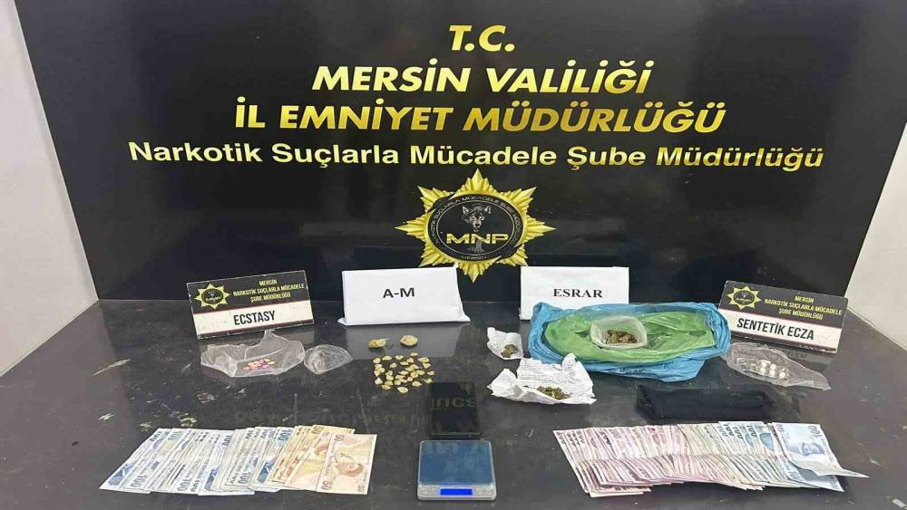 Mersin&rsquo;de uyuşturucu operasyonu: 4 ş&uuml;pheli tutuklandı
