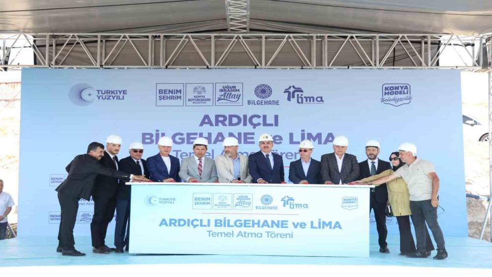 Konya B&uuml;y&uuml;kşehir&rsquo;in Ardı&ccedil;lı TOKİ&rsquo;ye 300 milyon lira bedelle kazandıracağı Gen&ccedil;lik Kamp&uuml;s&uuml;&rsquo;n&uuml;n temeli atıldı
