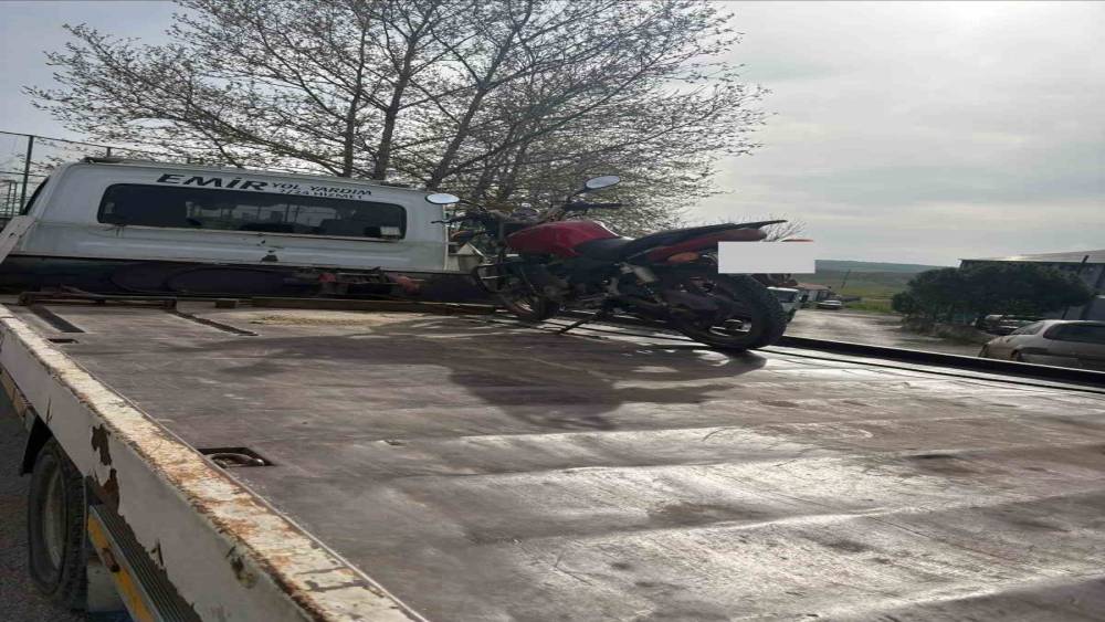 Edirne&rsquo;de motosikletliye 24 bin 162 TL ceza
