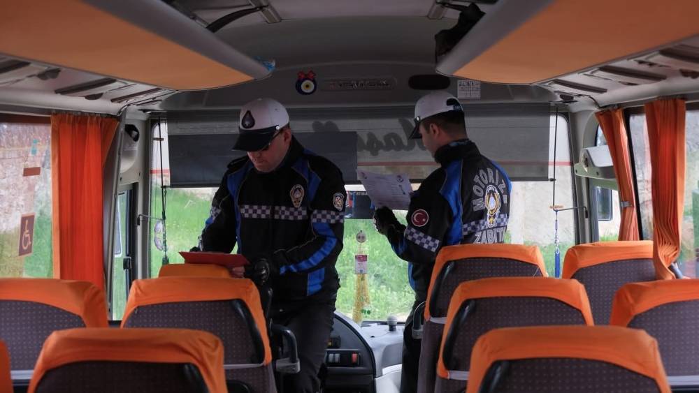 Kırklareli&rsquo;de okul servislerine y&ouml;nelik denetim
