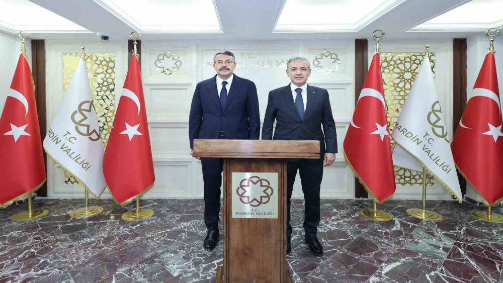 İ&ccedil;işleri Bakan Yardımcısı &Ccedil;elik, Mardin Valisi Akkoyun ile bir araya geldi

