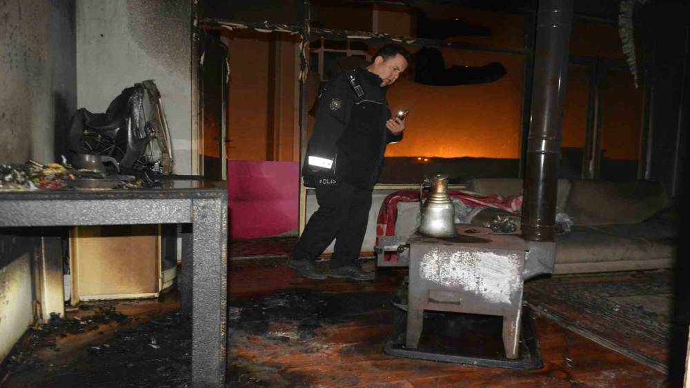 Ordu’da sobadan çıkan yangında anne ve oğlu yaralandı
