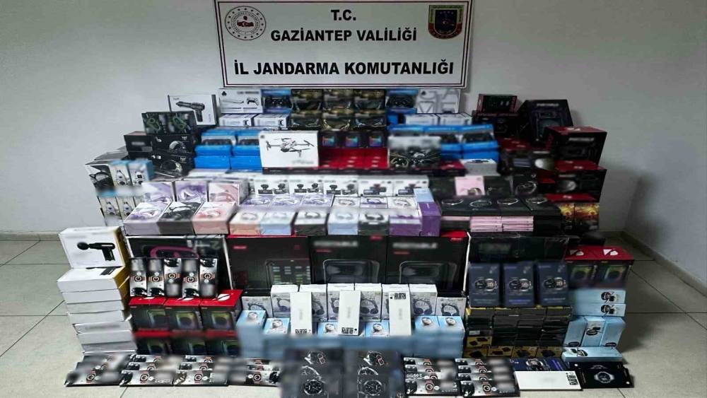 Gaziantep&rsquo;te 3 milyon TL değerinde ka&ccedil;ak malzeme ele ge&ccedil;irildi: 1 g&ouml;zaltı
