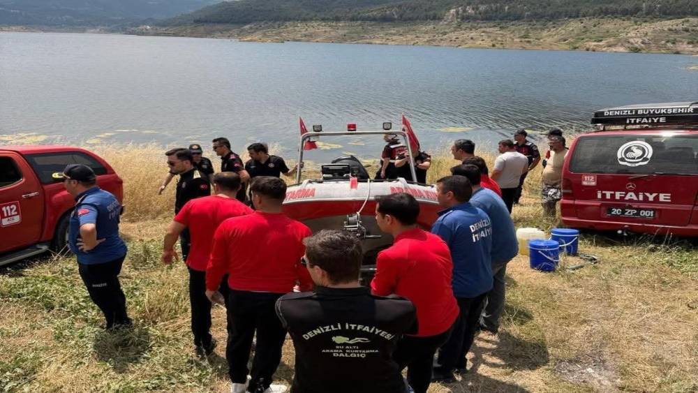 Baraj g&ouml;l&uuml;nde kaybolan amat&ouml;r dalgıcın cansız bedenine ulaşıldı
