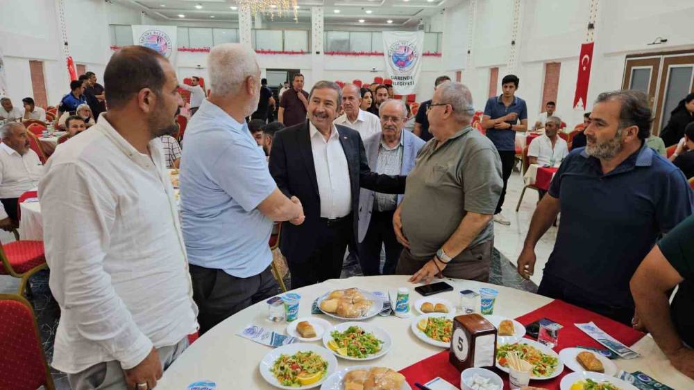 Darende&rsquo;de Zengibar Festivali &ouml;ncesi iş insanlarıyla buluşma
