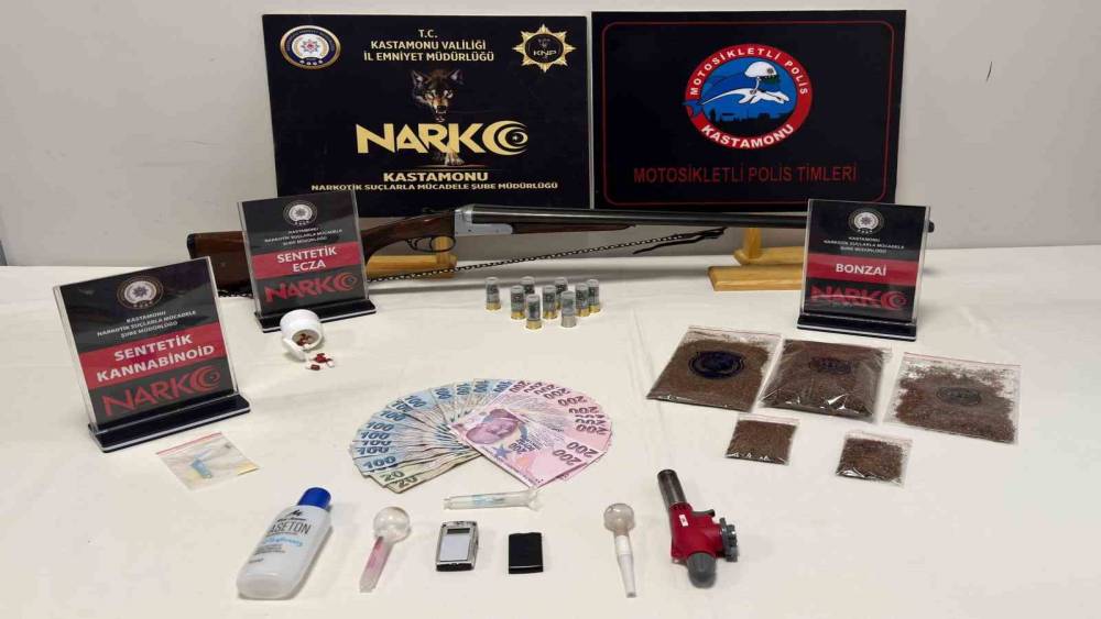 Kastamonu&rsquo;da uyuşturucu operasyonları: 6 g&ouml;zaltı
