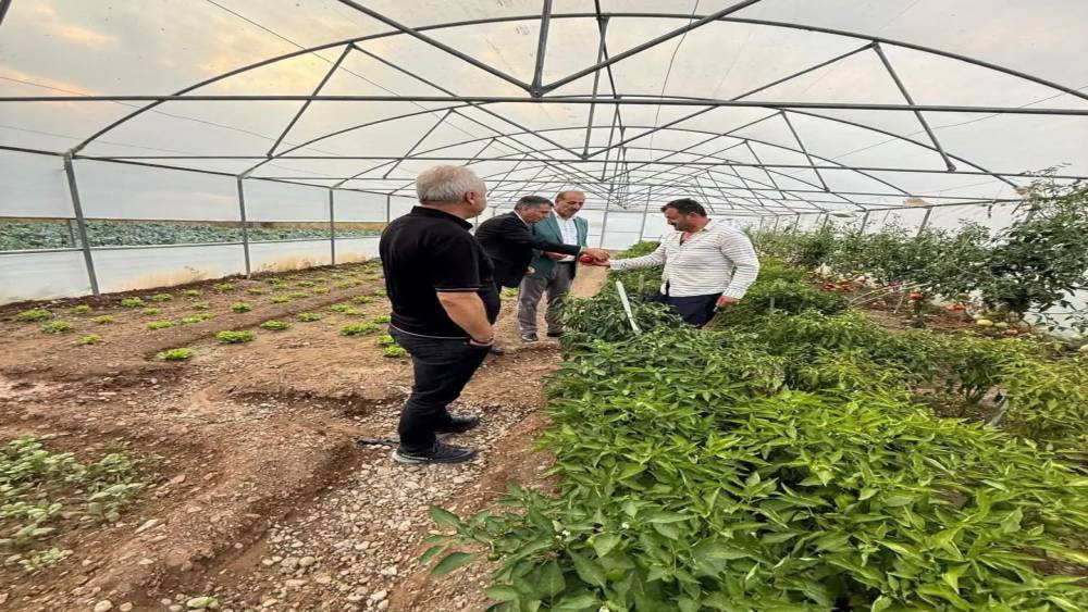 Milletvekili Ateş, doludan zarar g&ouml;ren Eko-K&ouml;y&rsquo;de &ccedil;ift&ccedil;ileri ziyaret etti
