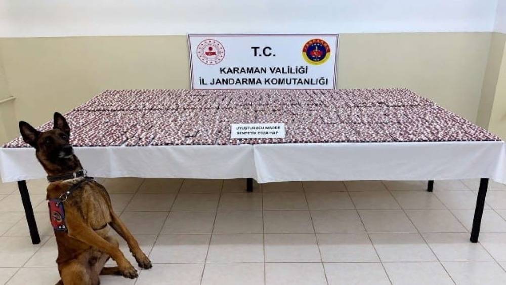 Karaman&rsquo;da 20 bin uyuşturucu hap ele ge&ccedil;irildi: 7 tutuklama
