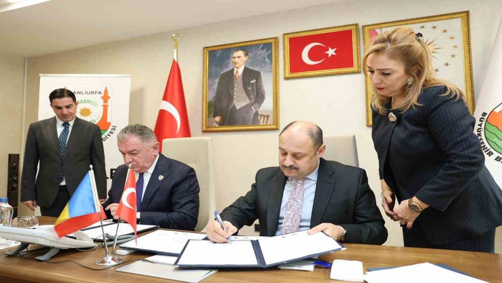 Şanlıurfa ile Romanya&rsquo;nın Piteti kenti kardeş şehir oldu
