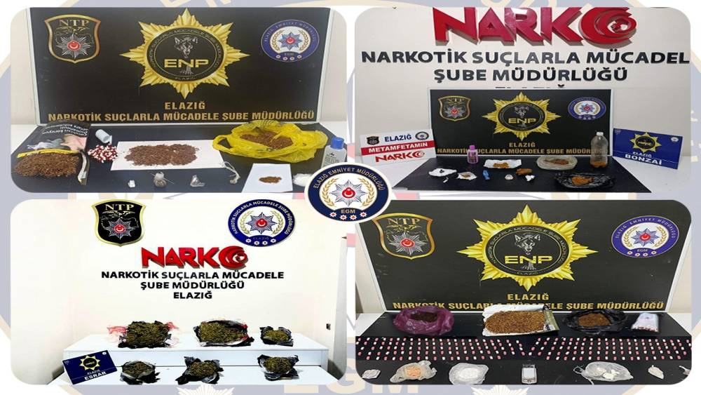 Elazığ&rsquo;da uyuşturucu operasyonu: 30 tutuklama
