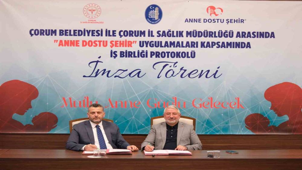 &Ccedil;orum&rsquo;da "Anne Dostu Şehir" i&ccedil;in g&uuml;&ccedil; birliği
