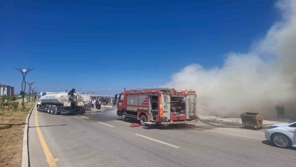 Van&rsquo;da ot yangını
