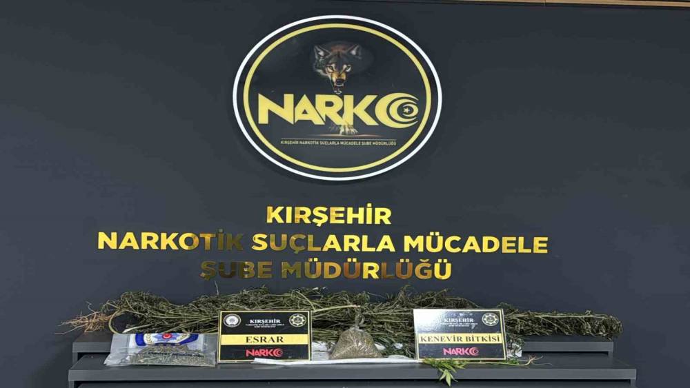 Kırşehir&rsquo;de uyuşturucu operasyonu: 1 tutuklama
