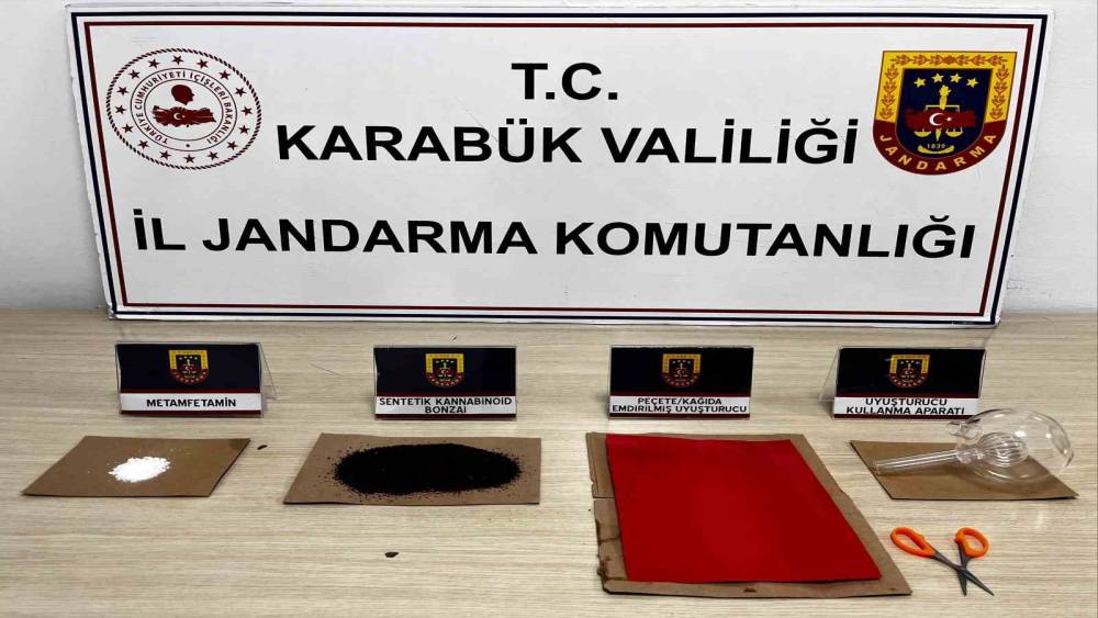 Karab&uuml;k&rsquo;te uyuşturucu operasyonu
