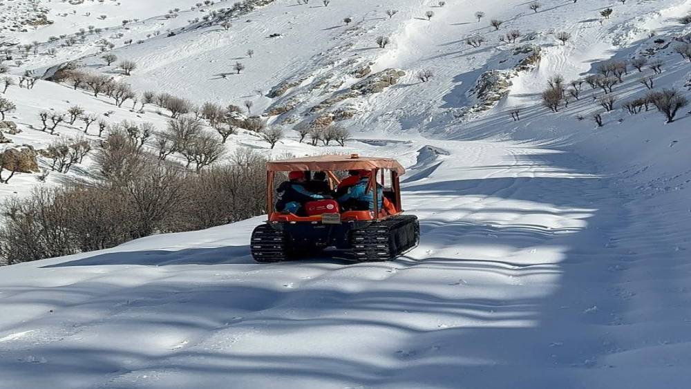 Nemrut Dağı eteklerinde hasta kurtarma operasyonu
