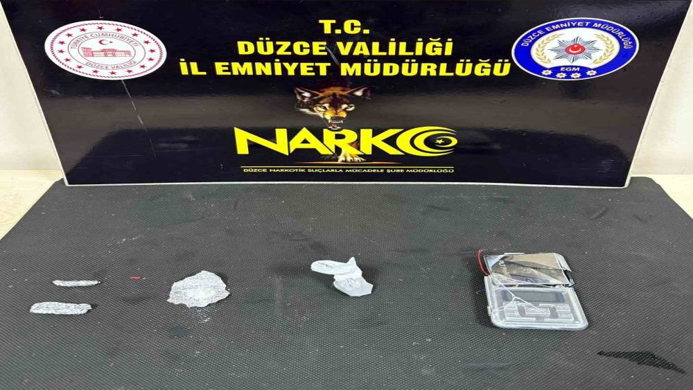 D&uuml;zce&rsquo;de uyuşturucu operasyonu: 1 kişi tutuklandı
