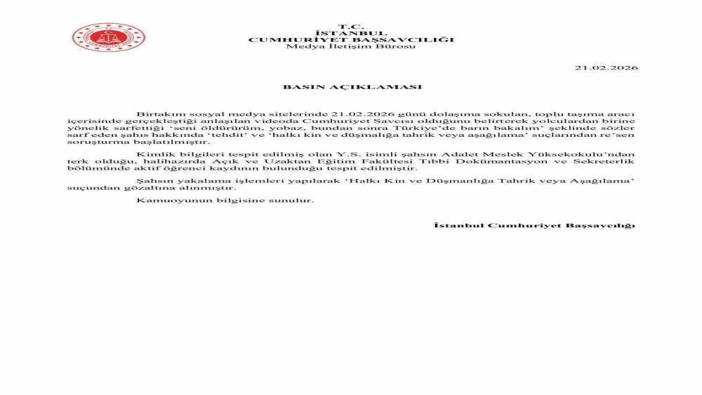 Bakan G&uuml;rlek: "Hukukun &uuml;st&uuml;nl&uuml;ğ&uuml; ilkesinden taviz vermeyeceğimizi bir kez daha vurguluyorum"
