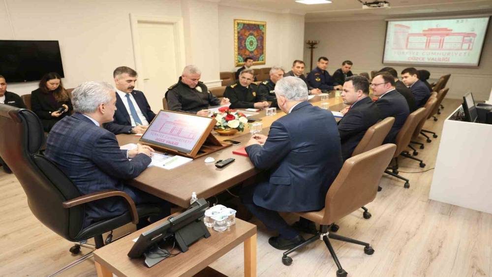 Genişletilmiş asayiş toplantısı ger&ccedil;ekleştirildi
