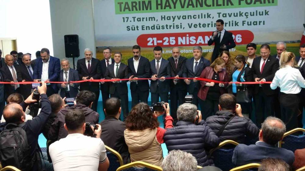 Diyarbakır&rsquo;da "17. Tarım, Hayvancılık, Tavuk&ccedil;uluk, S&uuml;t End&uuml;strisi ve Veterinerlik Fuarı" a&ccedil;ıldı
