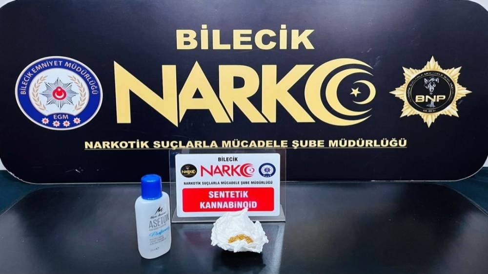 Bilecik&rsquo;te uyuşturucu operasyonu: 1 ş&uuml;pheli yakalandı
