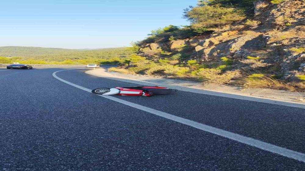 Marmaris yolunda motosiklet kazası: 1 &ouml;l&uuml;
