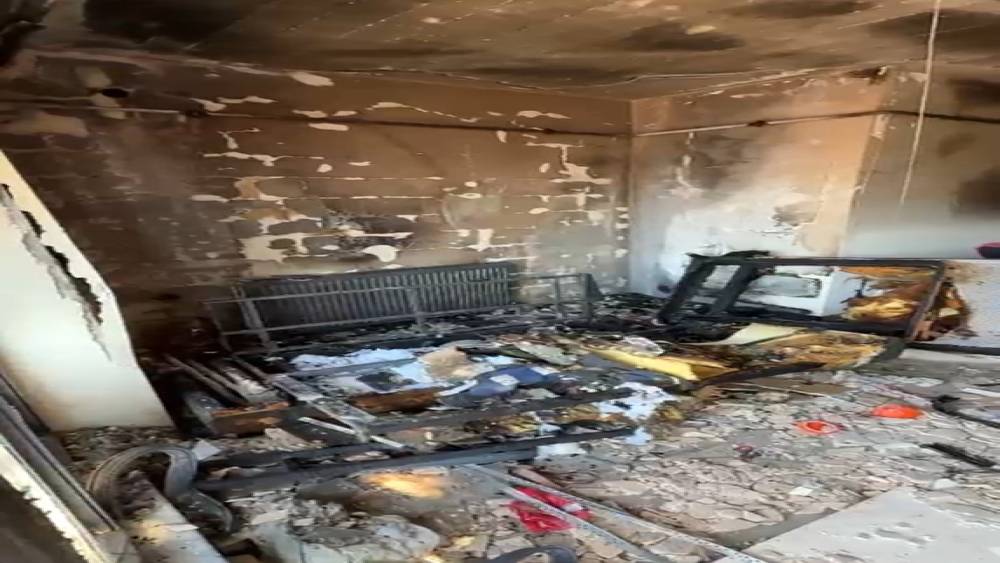 Karab&uuml;k&rsquo;te apartman dairesinde yangın
