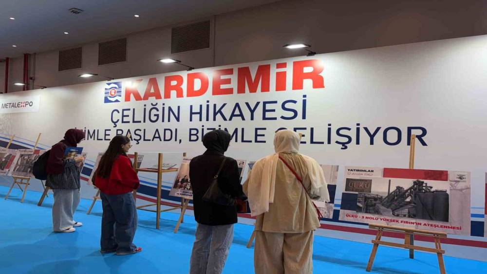 KARDEMİR, MetalExpo&rsquo;da &uuml;retim g&uuml;c&uuml; ve &ccedil;eliğin hikayesini sergiledi
