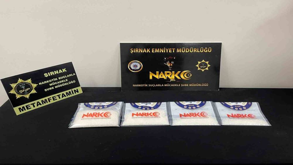 Şırnak&rsquo;ta narkotik operasyonu: Yarım kilo metamfetamin ele ge&ccedil;irildi
