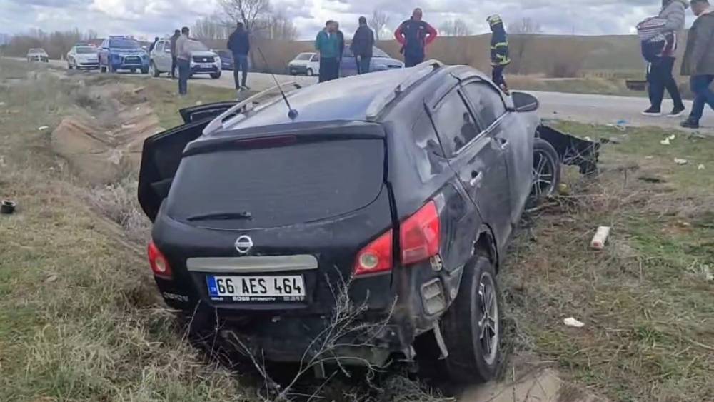 Yozgat&rsquo;ta trafik kazası: 3 yaralı
