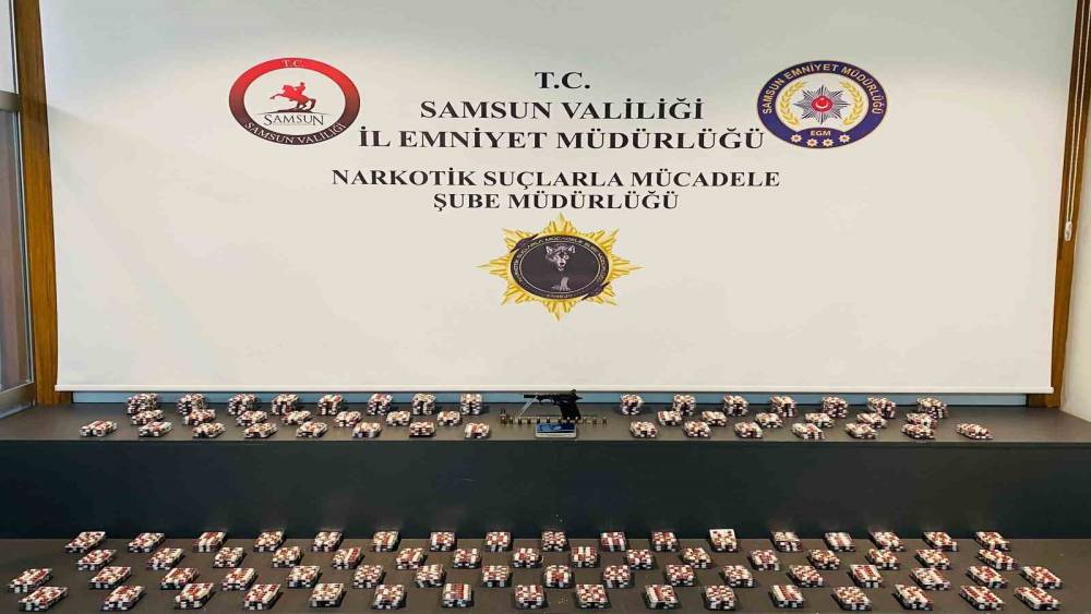 Samsun&rsquo;da 18 bin uyuşturucu hap ele ge&ccedil;irildi
