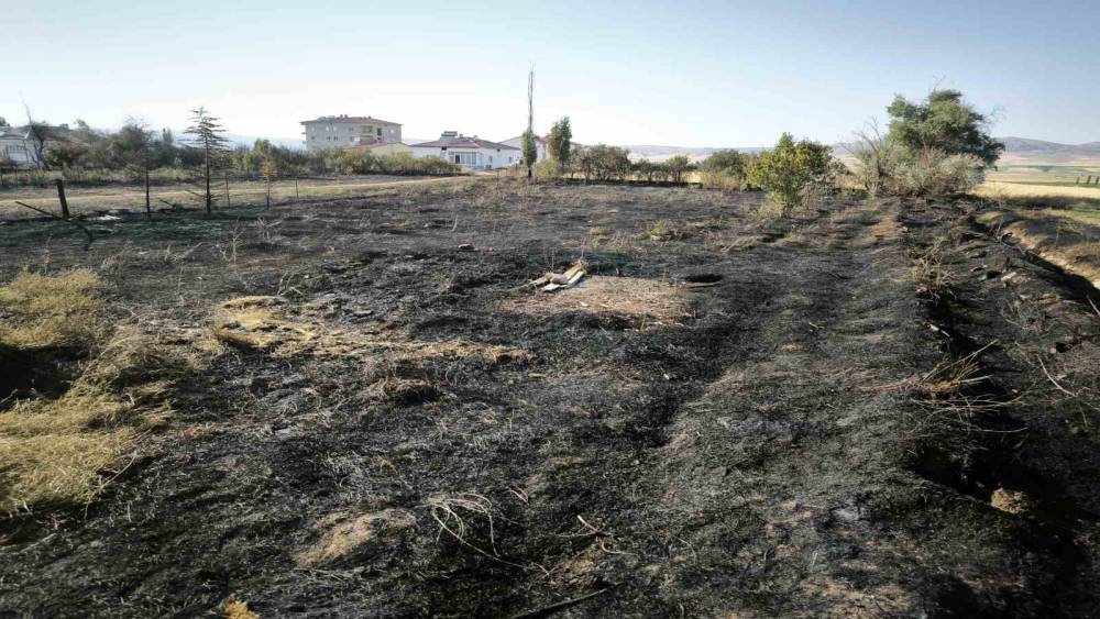 Altınyayla&rsquo;da yangın paniği: Alevler evlere sı&ccedil;ramadan s&ouml;nd&uuml;r&uuml;ld&uuml;
