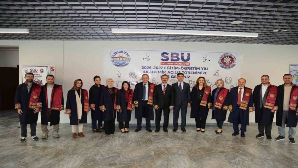 SB&Uuml; Erzurum Tıp Fak&uuml;ltesi Erzurum Tıp Fak&uuml;ltesi&rsquo;nde akademik a&ccedil;ılış yapıldı
