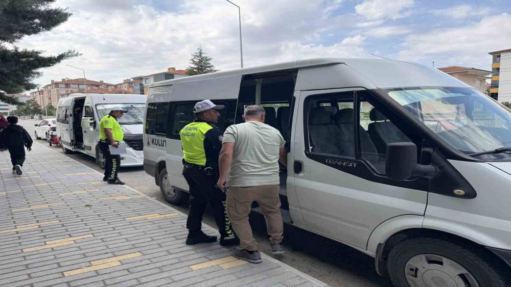 Kulu&rsquo;da okul servisleri ve &ccedil;evrelerine sıkı denetim
