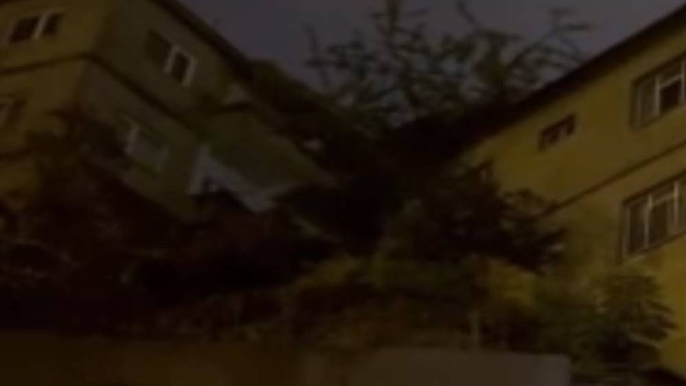 Zonguldak&rsquo;ta 1 kişinin &ouml;ld&uuml;ğ&uuml; binanın yıkılmadan &ouml;nceki g&ouml;r&uuml;nt&uuml;leri ortaya &ccedil;ıktı

