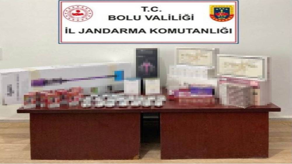 Bolu&rsquo;da ka&ccedil;ak &uuml;r&uuml;nler ele ge&ccedil;irildi
